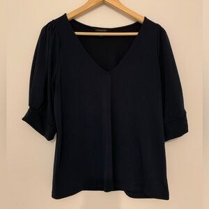 Banana Republic navy blue blouse, size small